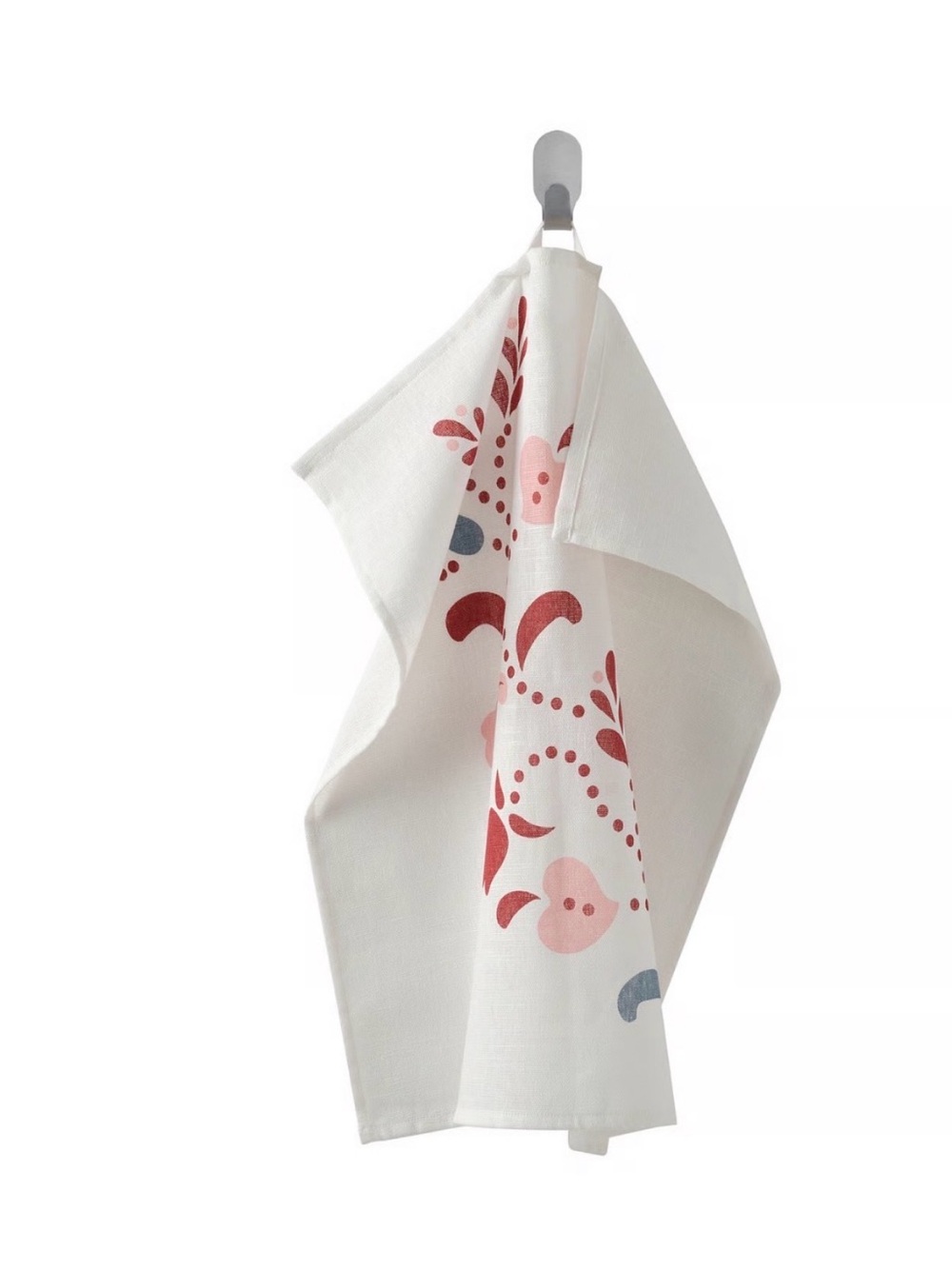 IKEA INAMARIA Floral Pattern Dish Towel Paulin Machado 18" x 22" Discontinued